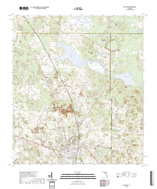USGS Topographic Map – Williston