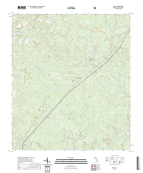 USGS Topographic Map – Wilma