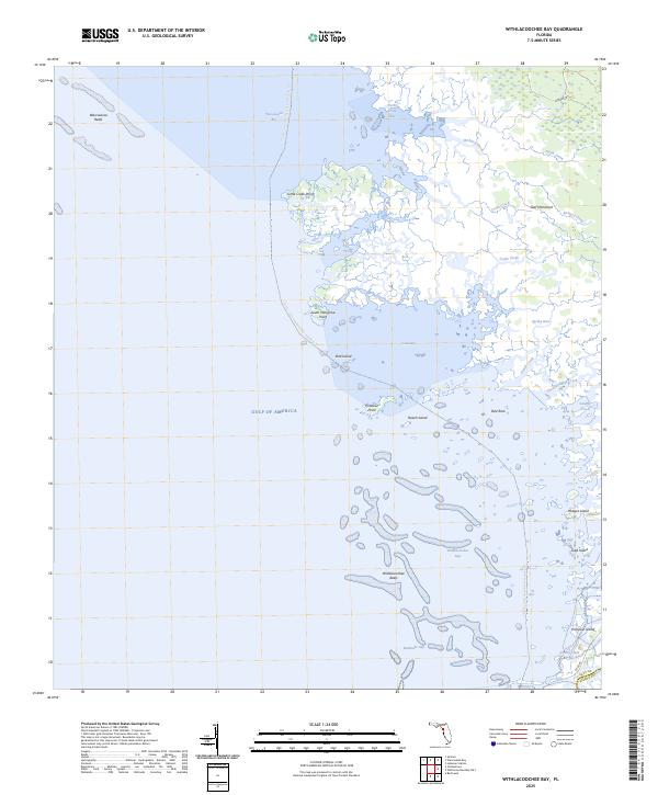 USGS Topographic Map – Withlacoochee Bay