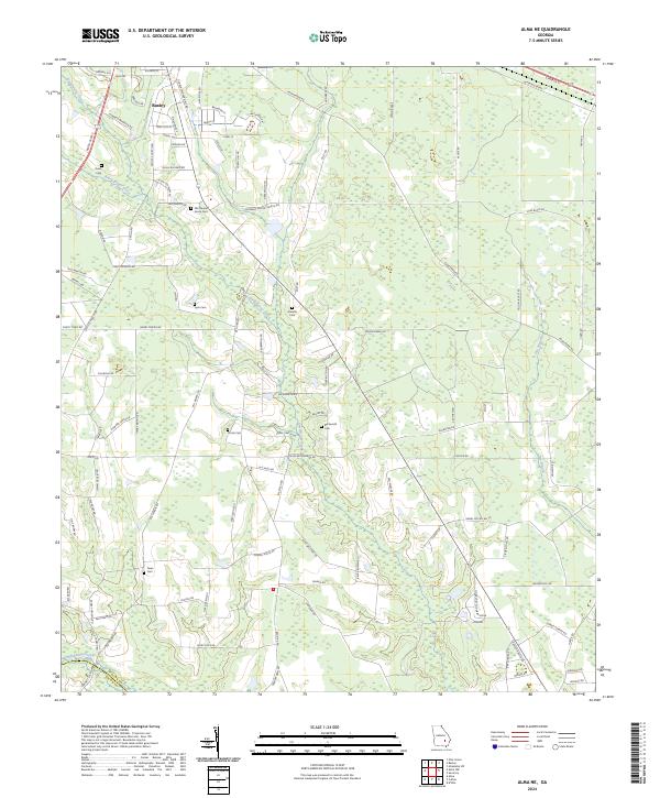 USGS Topographic Map – Alma NE
