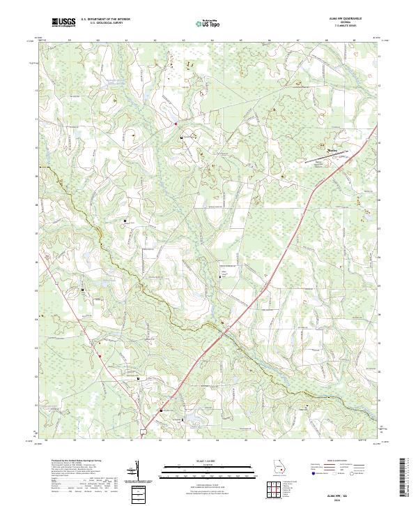 USGS Topographic Map – Alma NW