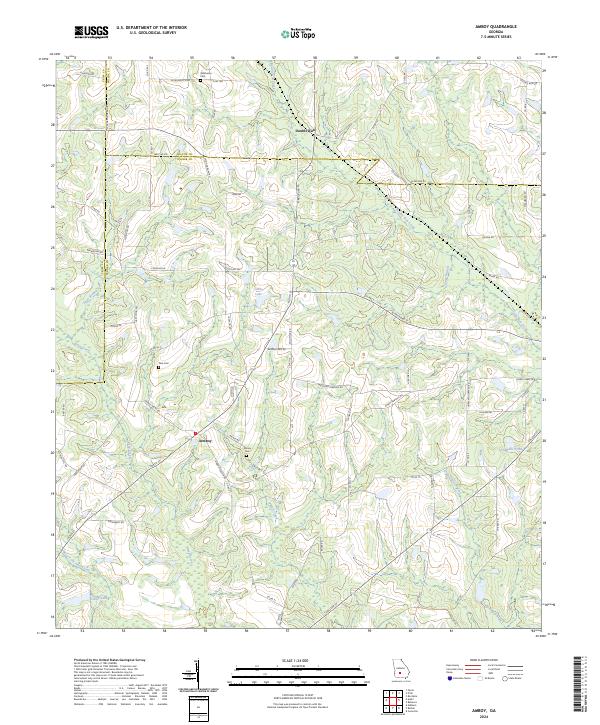 USGS Topographic Map – Amboy
