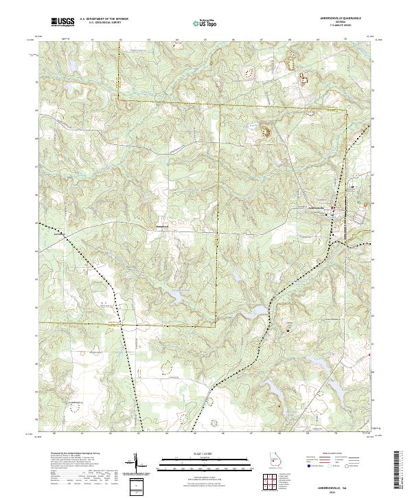 USGS Topographic Map – Andersonville