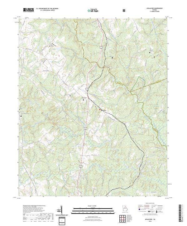 USGS Topographic Map – Apalachee