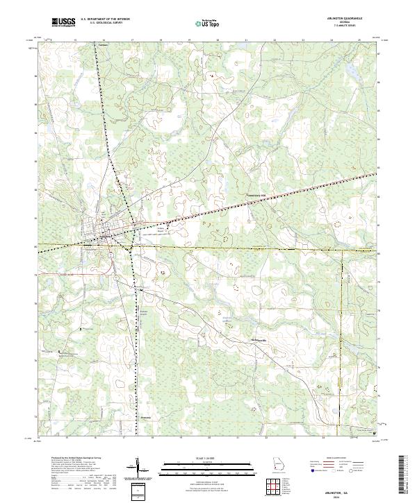 USGS Topographic Map – Arlington
