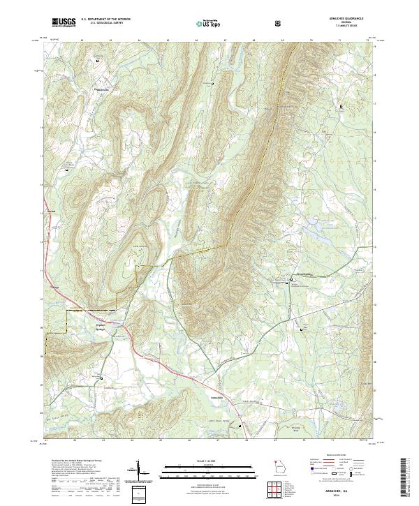 USGS Topographic Map – Armuchee