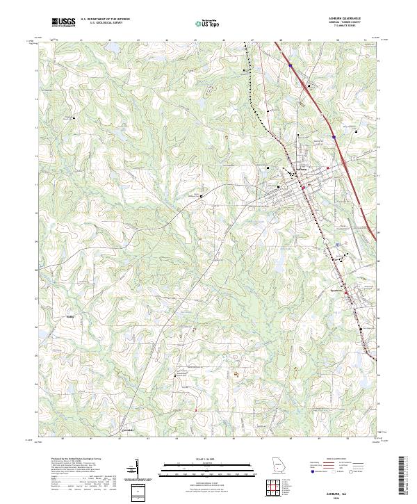 USGS Topographic Map – Ashburn