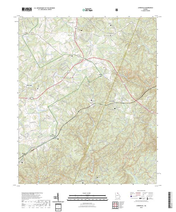 USGS Topographic Map – Ayersville