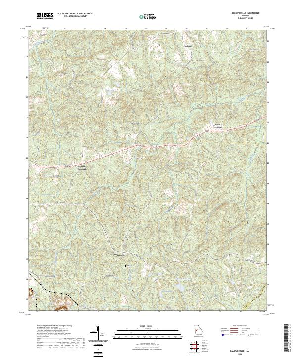 USGS Topographic Map – Baldwinville
