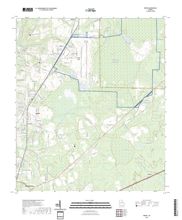 USGS Topographic Map – Bemiss