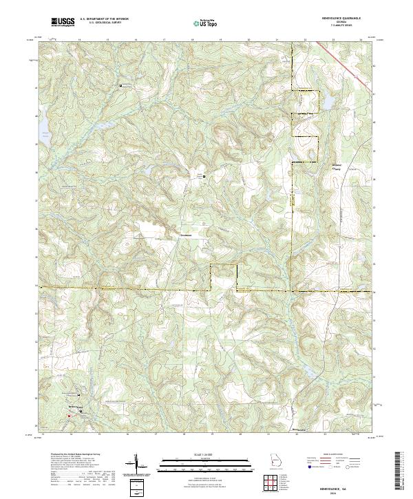 USGS Topographic Map – Benevolence
