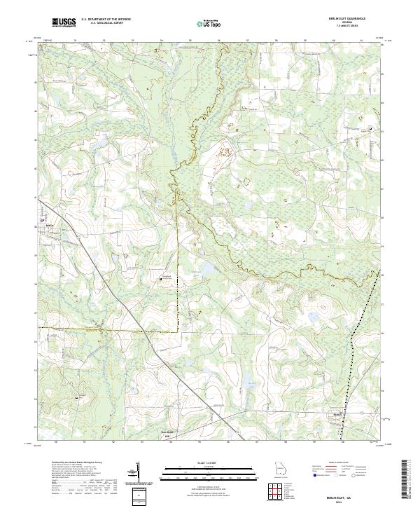 USGS Topographic Map – Berlin East