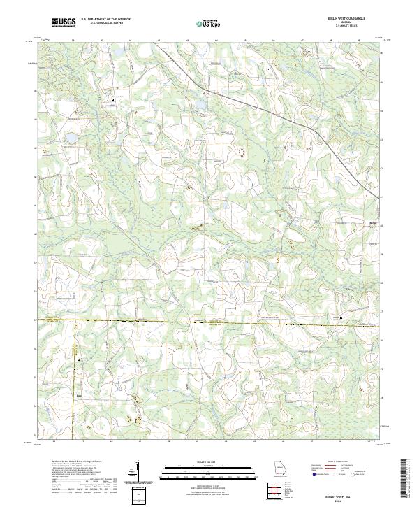 USGS Topographic Map – Berlin West
