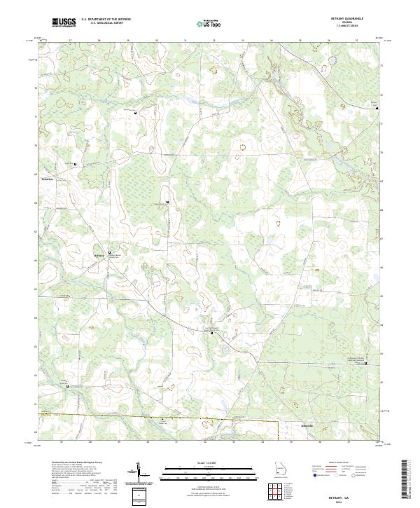 USGS Topographic Map – Bethany