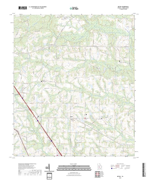USGS Topographic Map – Bethel