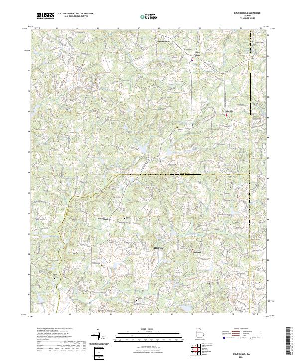 USGS Topographic Map – Birmingham