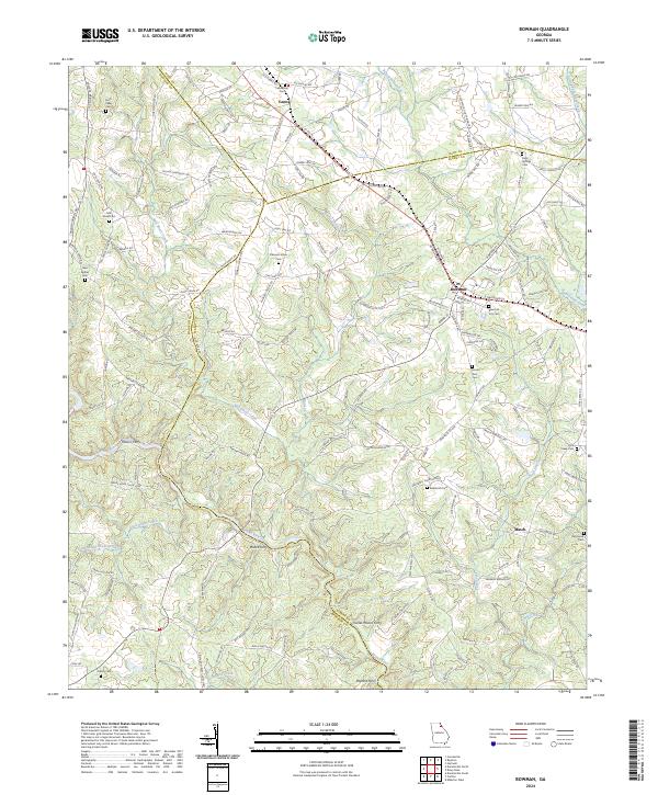 USGS Topographic Map – Bowman