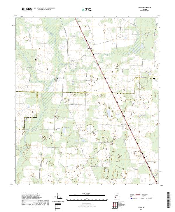 USGS Topographic Map – Boykin