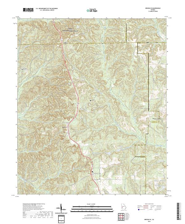 USGS Topographic Map – Brooklyn