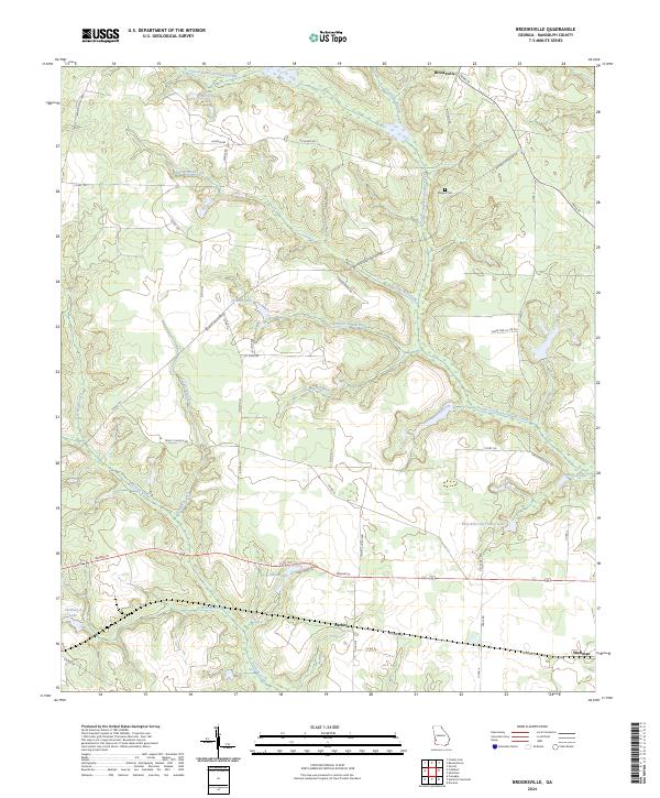 USGS Topographic Map – Brooksville