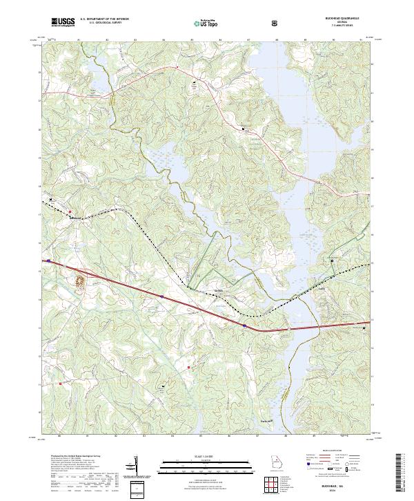 USGS Topographic Map – Buckhead