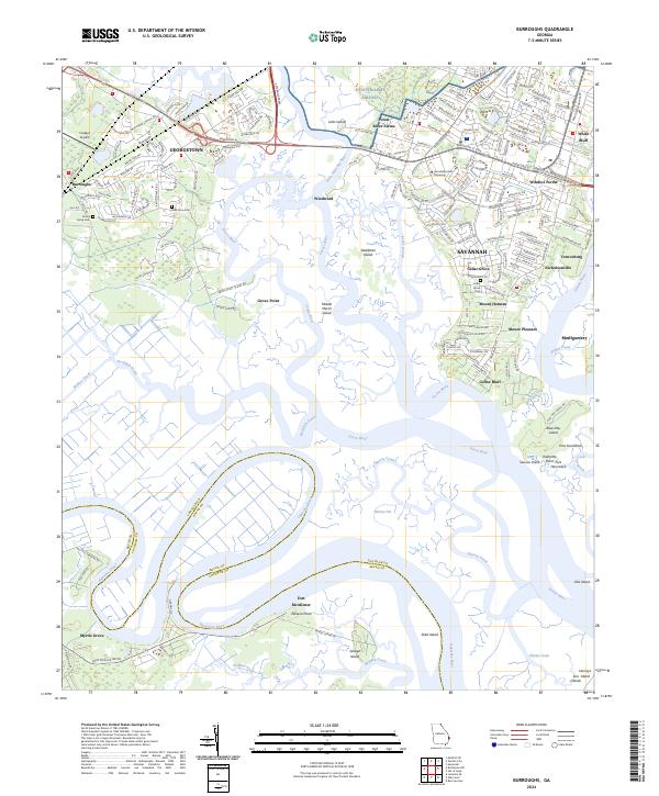 USGS Topographic Map – Burroughs