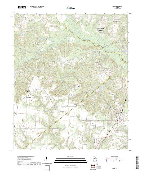 USGS Topographic Map – Byron