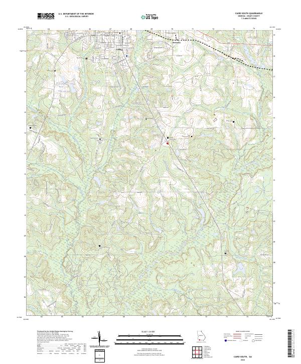 USGS Topographic Map – Cairo South