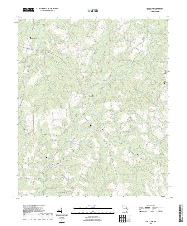 USGS Topographic Map – Canoochee