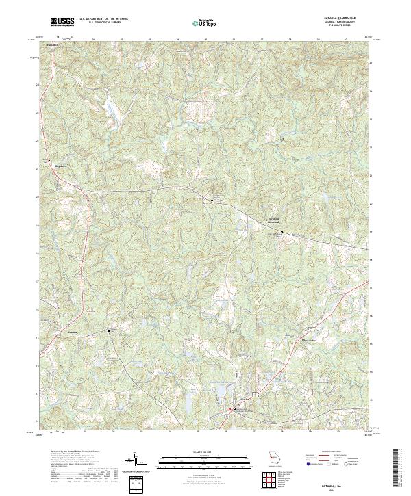 USGS Topographic Map – Cataula