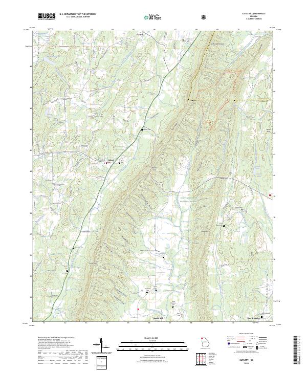 USGS Topographic Map – Catlett