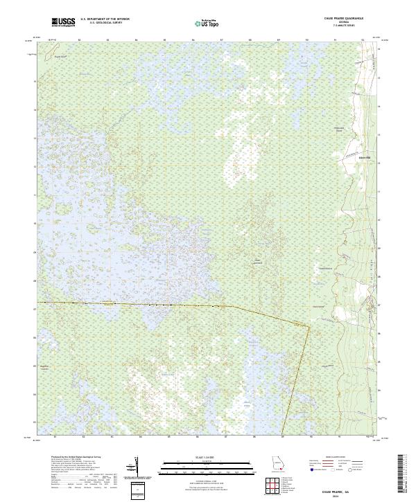 USGS Topographic Map – Chase Prairie