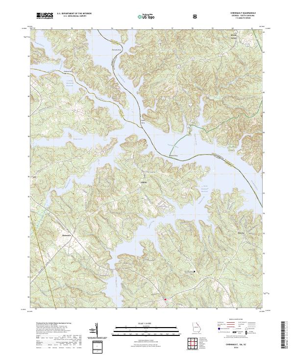 USGS Topographic Map – Chennault