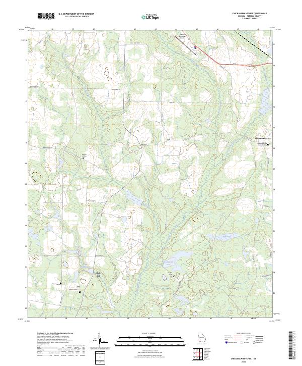 USGS Topographic Map – Chickasawhatchee