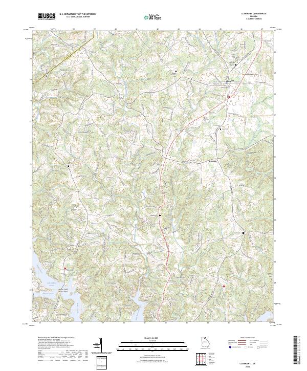 USGS Topographic Map – Clermont