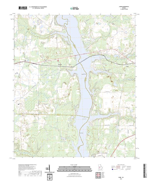 USGS Topographic Map – Cobb