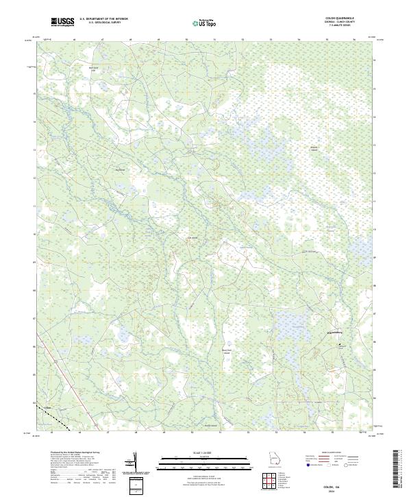 USGS Topographic Map – Colon