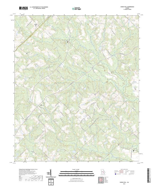 USGS Topographic Map – Cooks Still