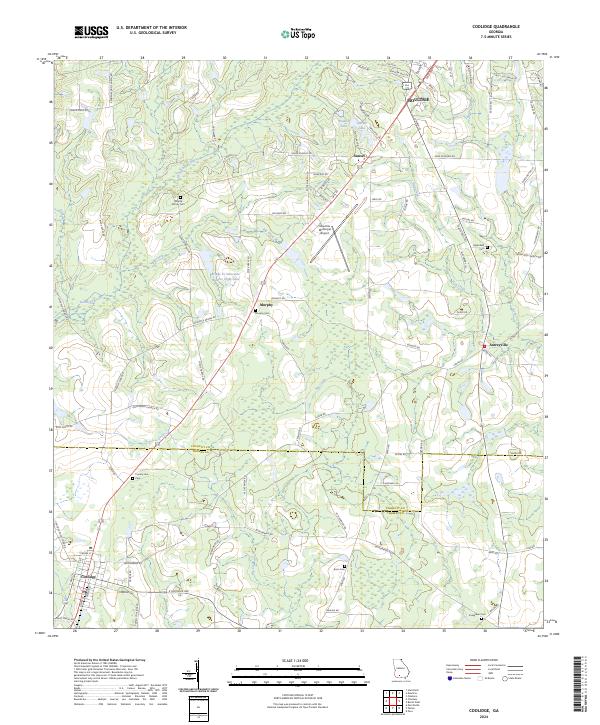 USGS Topographic Map – Coolidge
