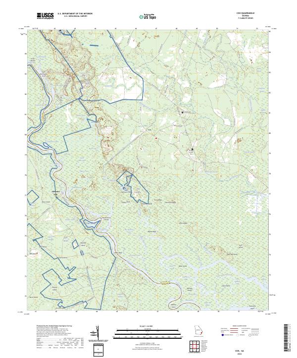 USGS Topographic Map – Cox
