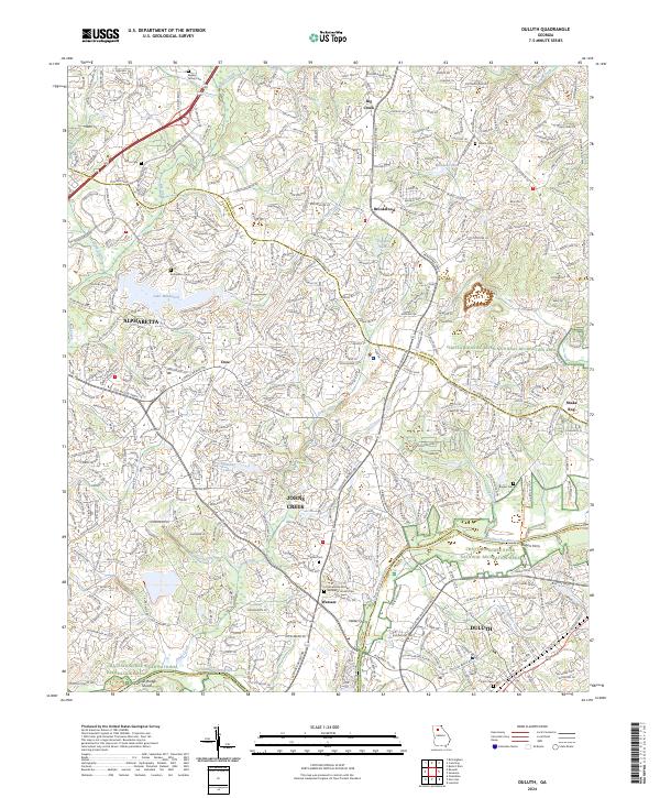 USGS Topographic Map – Duluth