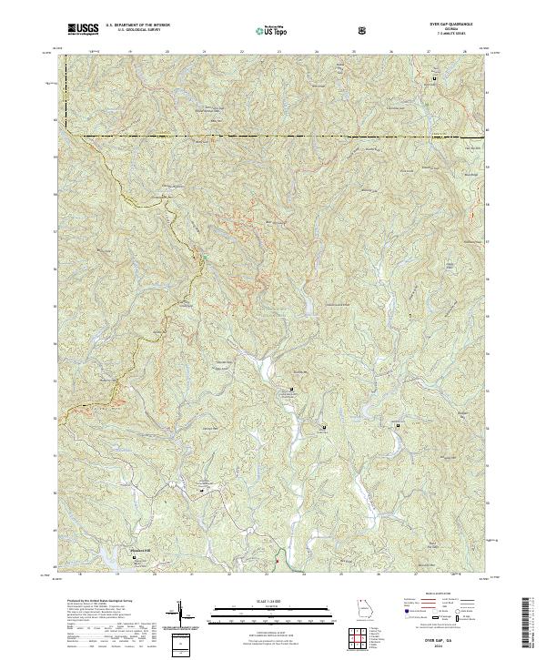 USGS Topographic Map – Dyer Gap