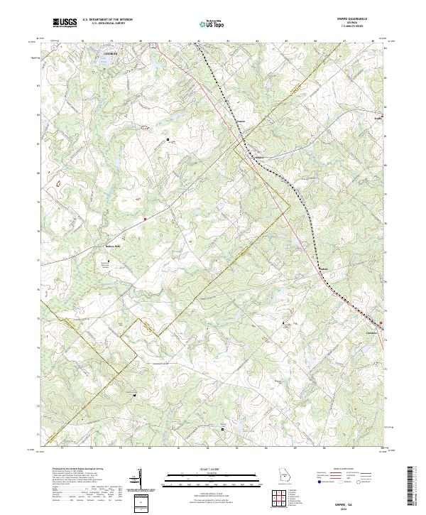 USGS Topographic Map – Empire
