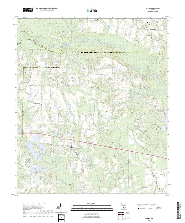 USGS Topographic Map – Enigma