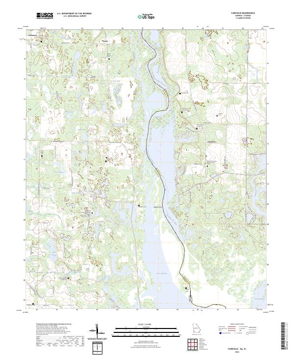 USGS Topographic Map – Fairchild