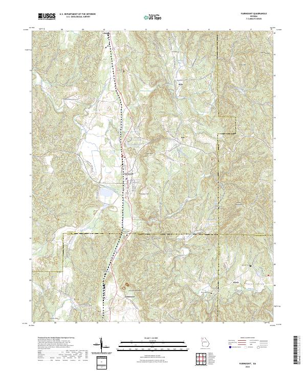 USGS Topographic Map – Fairmount