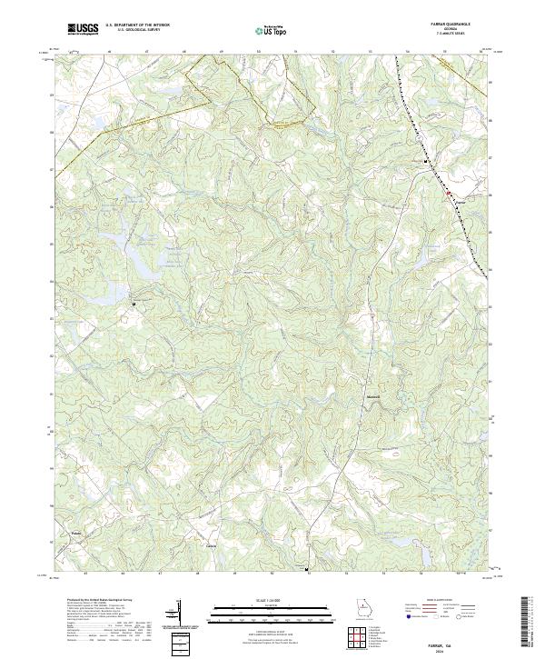 USGS Topographic Map – Farrar