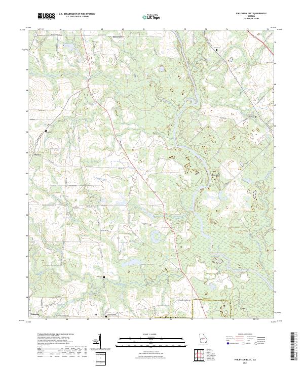 USGS Topographic Map – Finleyson East