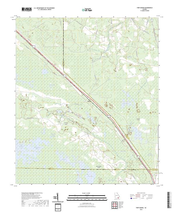 USGS Topographic Map – Fort Mudge