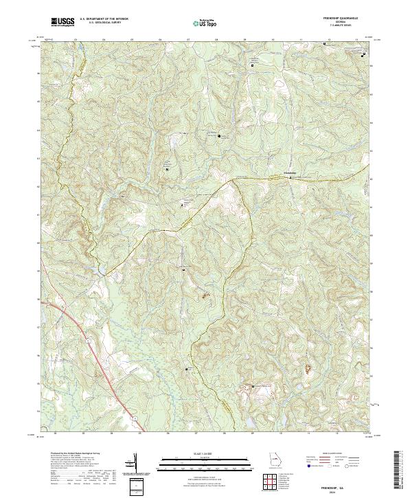 USGS Topographic Map – Friendship